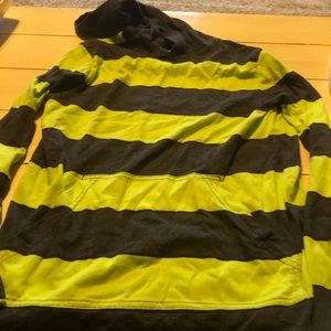 Tony Hawk hooded long sleeve tee with front pocket